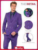 Herenpak paars 3-delig - thumbnail