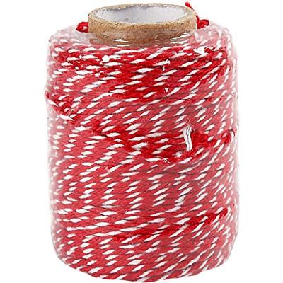 Creativ Company Https://www.cchobby.nl/katoenkoord-dikte-1-1-mm-rood-wit-50-m-1-rol