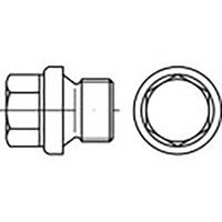 TOOLCRAFT TO-6855798 Sluitschroeven M33 Buitenzeskant DIN 910 Staal Verzinkt 10 stuk(s) - thumbnail