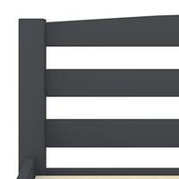 Bedframe massief grenenhout donkergrijs 200x200 cm - thumbnail