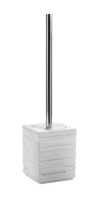 Toiletborstelhouder Sapho Quadrotto Vrijstaand 38x9.5 cm Polyresin Wit Sapho