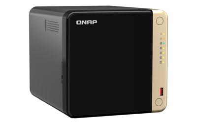Netwerkopslag NAS Qnap TS-464-8G Zwart Intel Celeron