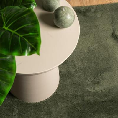 Vloerkleed HUARTE laagpolig zacht wasbaar 100x200 cm bosgroen - thumbnail