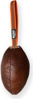 BODO honden bijtrol rugbybal - Leer - 16x10cm - thumbnail