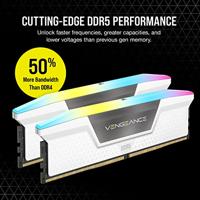 Corsair CMH32GX5M2B5200C40W Werkgeheugenmodule voor PC DDR5 32 GB 2 x 16 GB 5200 MHz 288-pins DIMM CL40 CMH32GX5M2B5200C40W - thumbnail