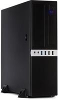 Inter-Tech IT-503 Mini-Toren Zwart - thumbnail