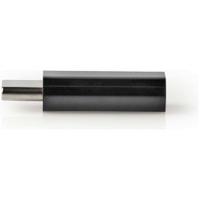 USB-Adapter | USB 2.0 | USB-C Male | USB Micro-B Female | 480 Mbps | Vernikkeld | Zwart - thumbnail