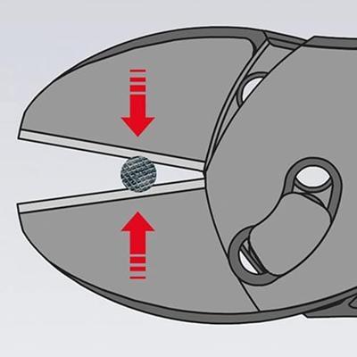 KNIPEX TwinForce Zijsnijtang 7372180 kniptang - thumbnail