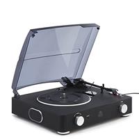 GPO SW508CBLA STYLO II Turntble with Speakers Rubberised Black - thumbnail