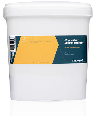 Fittergy Magnesium sulfaat badzout 2500 Gram Fittergy Magnesium sulfaat badzout 2500 Gram