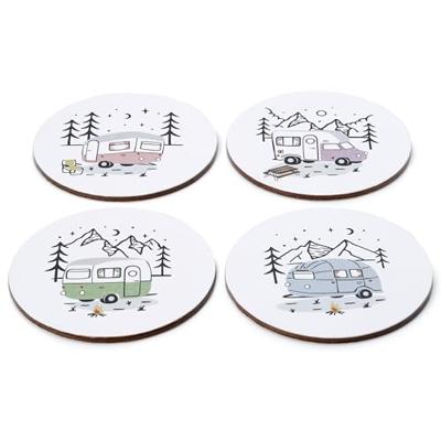 Wildwood Caravan Set 4 Onderzetters