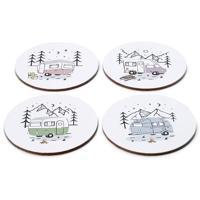 Wildwood Caravan Set 4 Onderzetters - thumbnail