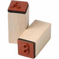 Creativ Company Stempels, afm 13x13 mm, ca. 8 mm, 42 div/ 1 doos - thumbnail