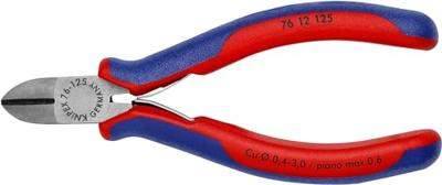 Knipex Zijsnijtang Voor elektromechanica | verzonken scharnier | met facet | 125 mm - 7612125