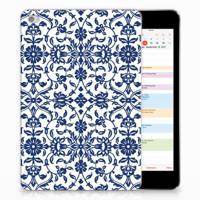 Apple iPad Mini 4 | Mini 5 (2019) | Siliconen hoesje | Flower Blue - thumbnail