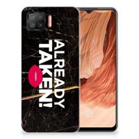 OPPO A73 4G | Siliconen hoesje | met naam Already Taken Black - thumbnail
