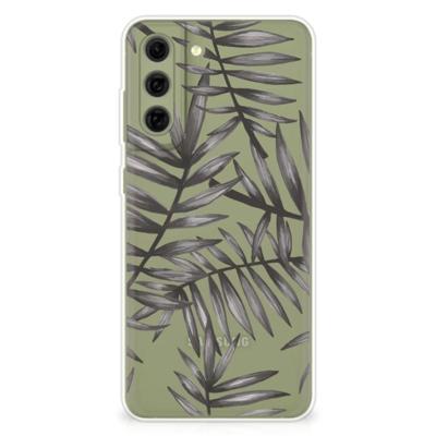 Samsung Galaxy S21FE | TPU Case | Leaves Grey Samsung Galaxy S21FE | TPU Case | Leaves Grey
