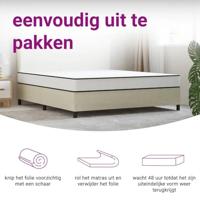 Binnenveringmatras middelhard 200x200 cm King Size - thumbnail