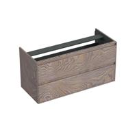 Onderkast Forzalaqua Reno 120x51x60 cm 2 Lades Softclose Eiken Silver Grey Forzalaqua - thumbnail