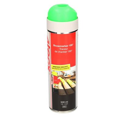 4tecx Bouwmarker groen fluor 500ml 4tecx Bouwmarker groen fluor 500ml