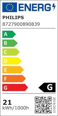 Signify 89083900 Halogeen metaaldamp 56.2 mm GU6.5 20.1 W Energielabel: G (A - G) Warmwit Buis 1 stuk(s)