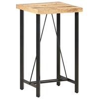 Bartafel 60x60x107 cm ruw mangohout - thumbnail