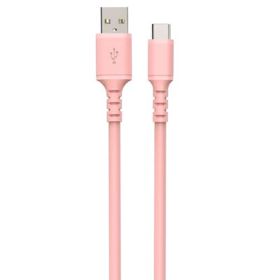 Kabel USB A naar USB-C DCU Roze 1 m