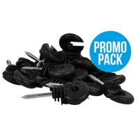 Gallagher Promopack Schroef-ringisolator zwart - 071074 071074 - thumbnail