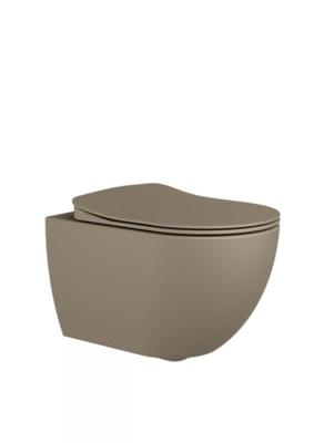 Wandcloset Creavit Freedom Met RVS Sproeier Mat Cappuccino Creavit