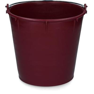 Emmer 7 ltr met beugel bordeaux