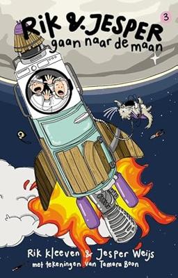 Rik en Jesper gaan naar de maan (Hardback)