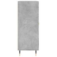 Dressoir 69,5x34x90 cm bewerkt hout betongrijs - thumbnail