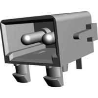 TE Connectivity 794120-1 Male behuizing (board) MATE-N-LOK Totaal aantal polen: 2 Rastermaat: 5.08 mm Inhoud: 1 stuk(s) - thumbnail