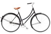 Pelago Brooklyn 7C Classic Damesfiets - Zwart - thumbnail