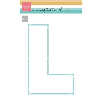 Marianne Design • craft stencil l-letter