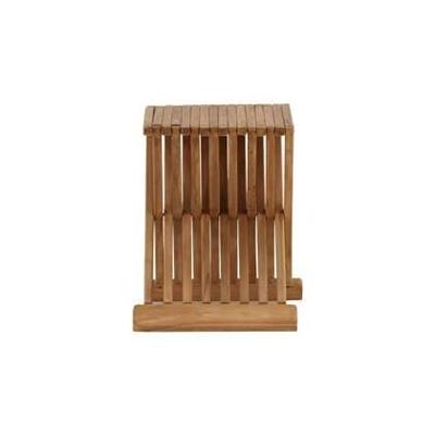 Nohr Outdoor Inklapbare Bijzettafel 'Leea' Teakhout, 40 x 40cm