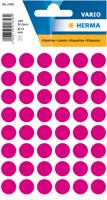 Etiket herma 1856 rond 13mm roze 240st - thumbnail