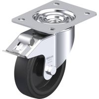 Blickle LK-POEV 125R-3-FI Zwenkwiel met rem Wieldiameter: 125 mm Draagvermogen (max.): 250 kg 1 stuk(s) - thumbnail