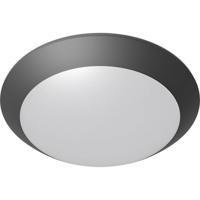 LED Plafondlamp met Sensor - Badkamerlamp - Brinton Aquin - Waterdicht IP65 - E27 Fitting - Opbouw - Rond - Antraciet - thumbnail