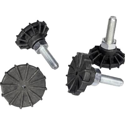 ROLINE 19-inch stelpoten, 4 stuks