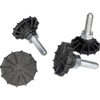 ROLINE 19-inch stelpoten, 4 stuks - thumbnail