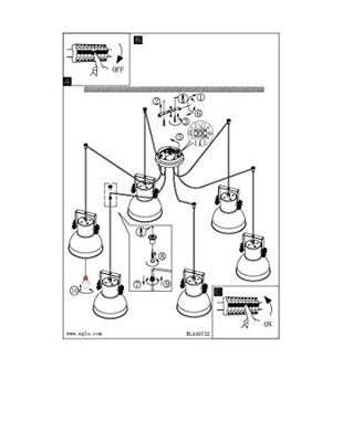 Eglo HanglampBarnstaple fitter - 49732 - thumbnail