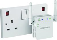 Netgear WN3000RP-200UKS netwerkverlengkabel (Network Transmitter & Receiver, 100 Mbit/s, Microsoft® Internet Explorer® 5.0, Firefox® 2.0, Safari® 1.4 +, 10/100Base-T(X), IEEE IEEE 802.11 NTSC, NTSC, NTSC, NTSC, NTSC, NTSC, NTSC, NTSC, 802.11 n)) - thumbnail