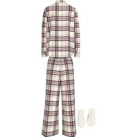 Tommy Hilfiger Dames flanellen Pyjama lange mouw - Giftset - thumbnail