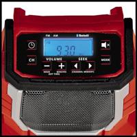 Einhell accu radio TE-CS 18 Li BT Solo Power X-Change (Li-Ion, 18V, 10 W luidspreker, Bluetooth, automatische zenderzoekfunctie, verlicht LCD-display, zonder accu en oplader) - thumbnail