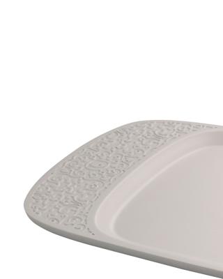 ALESSI - Dressed Air - Serveerschaal 45x18 mela.Lichtgrijs