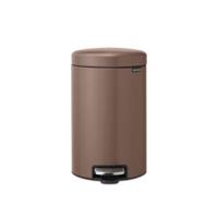 Brabantia pedaalemmer NewIcon 12 liter satin taupe - thumbnail