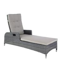 Ligbed Long Beach Coffee Brown D 162 x B 68 x H 105 cm Oosterik Home - Oosterik home - thumbnail