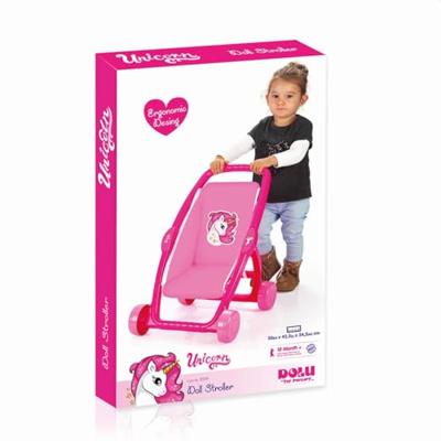 Dolu eenhoorn kinderwagen roze