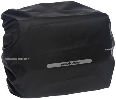 Regenhoes New Looxs voor enkele fietstassen 48cm x 55cm met reflectie - zwart